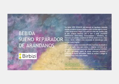 Bebida sueño reparador de arándanos